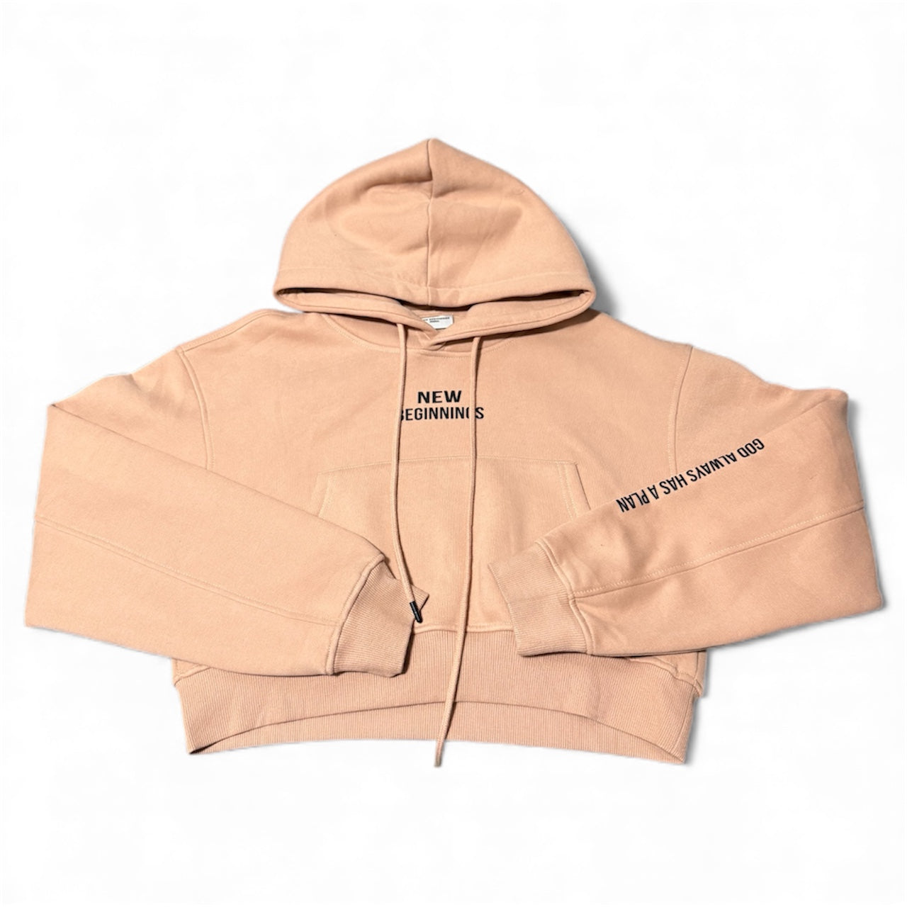 NB-00 NEW BEGINNINGS – Women’s Crop Hoodie (Premium Fit)