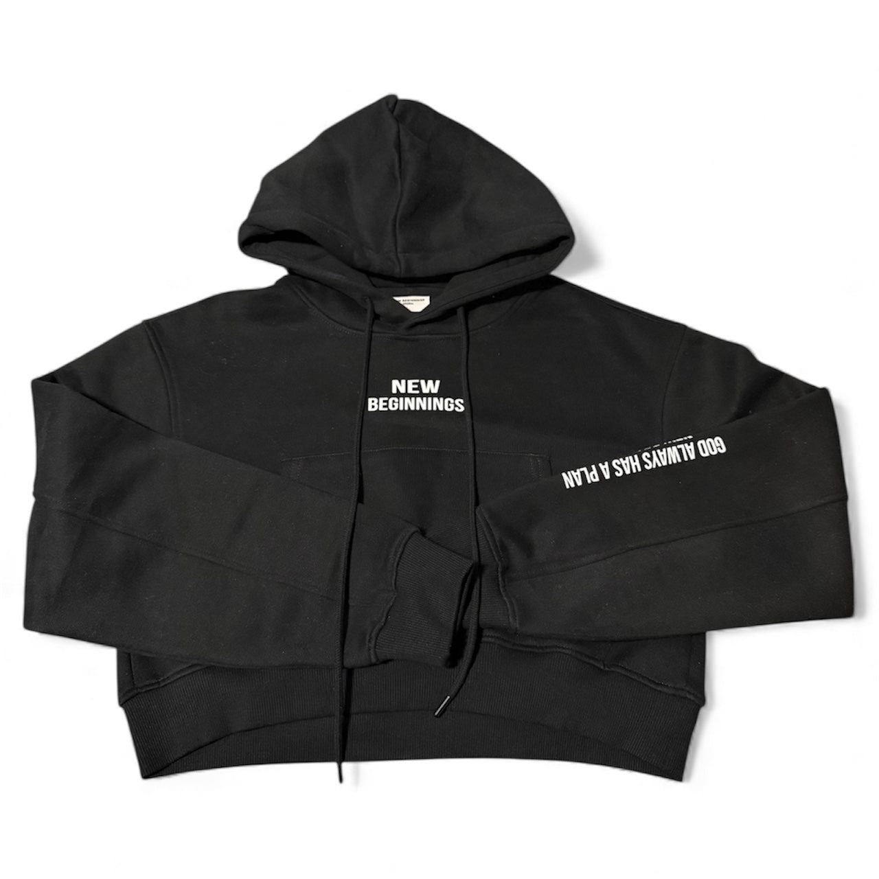 NB-00 NEW BEGINNINGS – Women’s Crop Hoodie (Premium Fit)