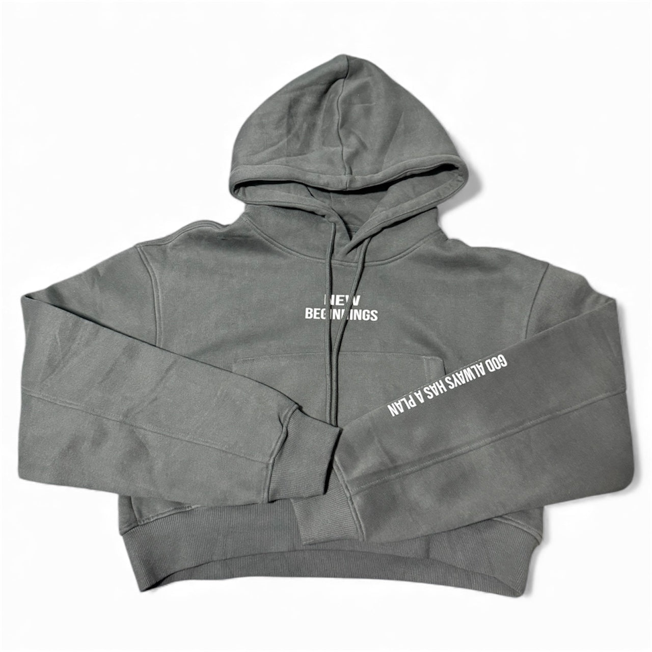 NB-00 NEW BEGINNINGS – Women’s Crop Hoodie (Premium Fit)
