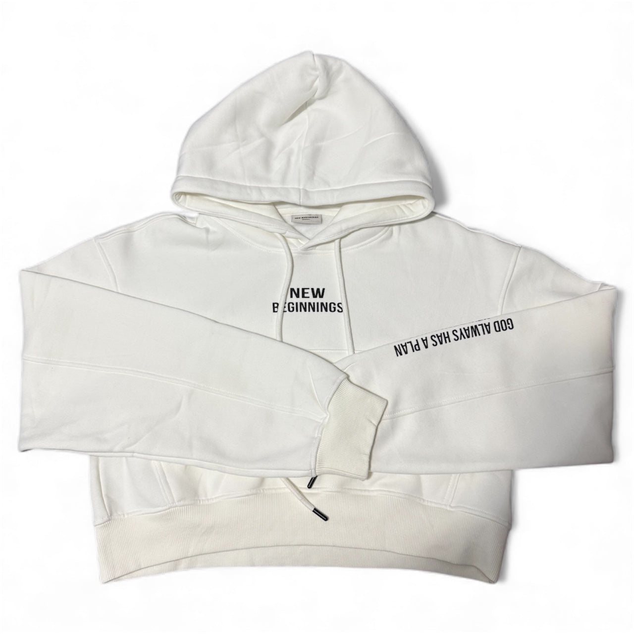 NB-00 NEW BEGINNINGS – Women’s Crop Hoodie (Premium Fit)