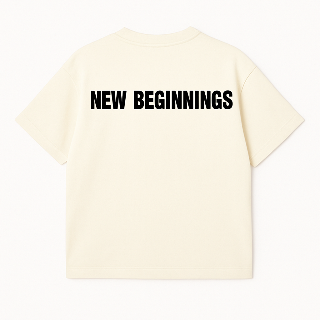 NEW BEGINNINGS Sleeve Tee