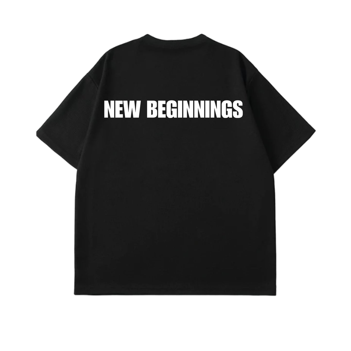 OVERSIZE T-SHIRTS BLACK  WHITE LETTERS